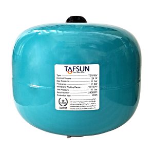 منبع تحت فشار تفسان بدون درجه 24 لیتری 8 بار مدل کوتاه TAFSUN TEV-WV